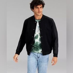 And Now This Men's Raglan Bomber Jacket‎ Size Small